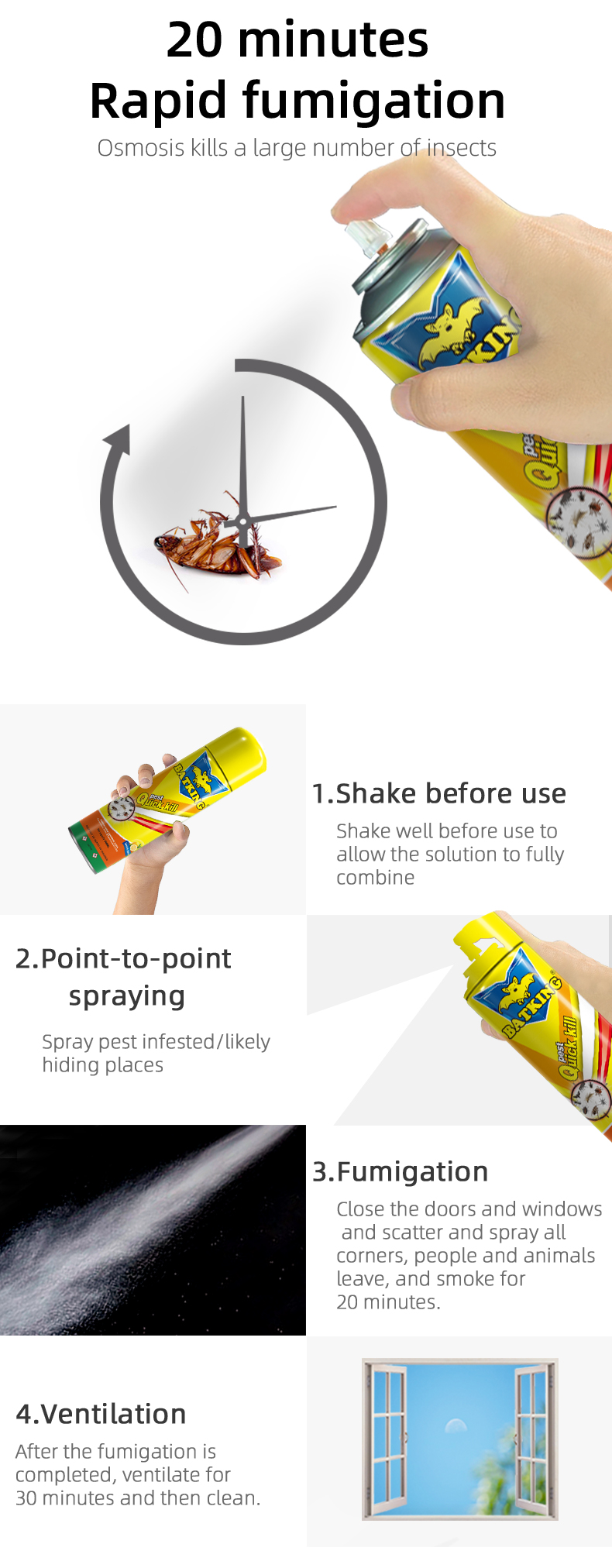 insecticide aerosol killer spray